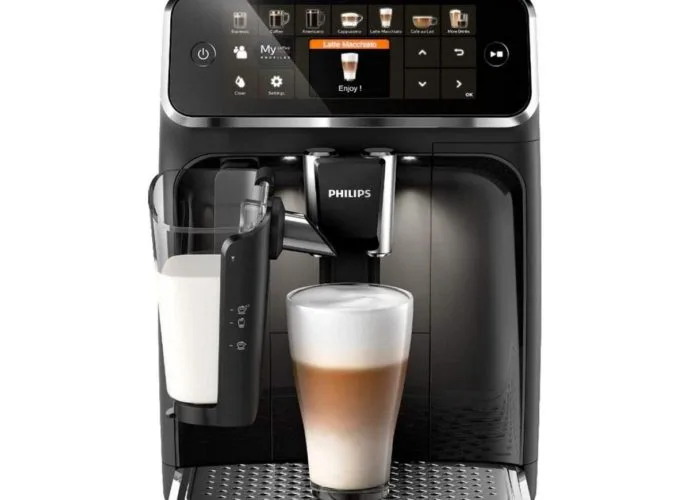 Test de la Cafetière automatique avec broyeur Philips Série 5400 – Double Expresso Test de la Cafetière automatique avec broyeur Philips Série 5400